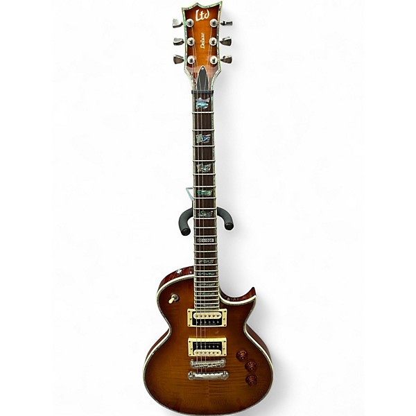 Used Ltd EC 1000 DELUXE 2 Color Sunburst Solid Body Electric Guitar