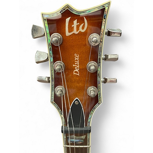 Used Ltd EC 1000 DELUXE 2 Color Sunburst Solid Body Electric Guitar