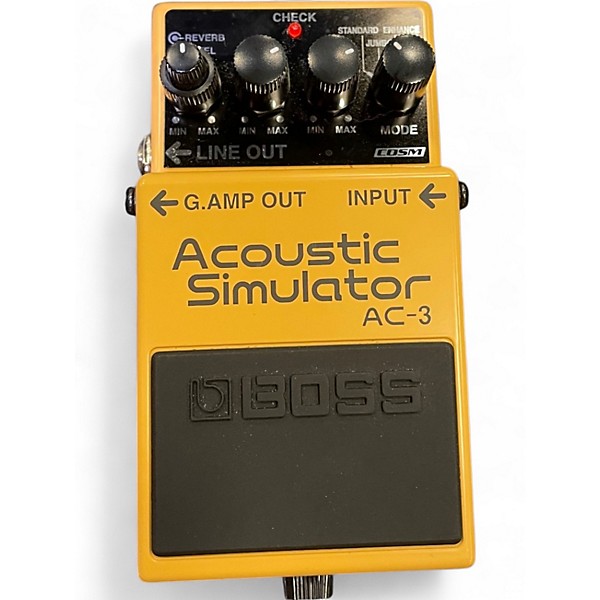 Used BOSS AC3 Acoustic Simulator Effect Pedal