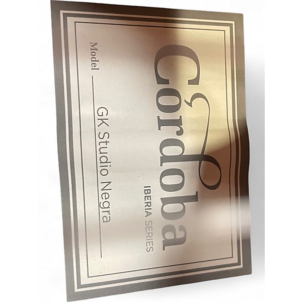 Used Cordoba GK Studio Negra Natural Classical Acoustic Guitar