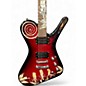 Used Antonio Tsai Offset Spiral Inlay Crimson Red Burst Solid Body Electric Guitar