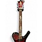 Used Antonio Tsai Offset Spiral Inlay Crimson Red Burst Solid Body Electric Guitar