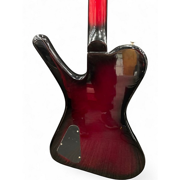 Used Antonio Tsai Offset Spiral Inlay Crimson Red Burst Solid Body Electric Guitar