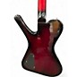Used Antonio Tsai Offset Spiral Inlay Crimson Red Burst Solid Body Electric Guitar