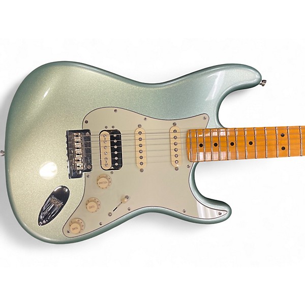 Used Fender American Professional II HSS Mystic Surf Green Solid Body Electric Guitar