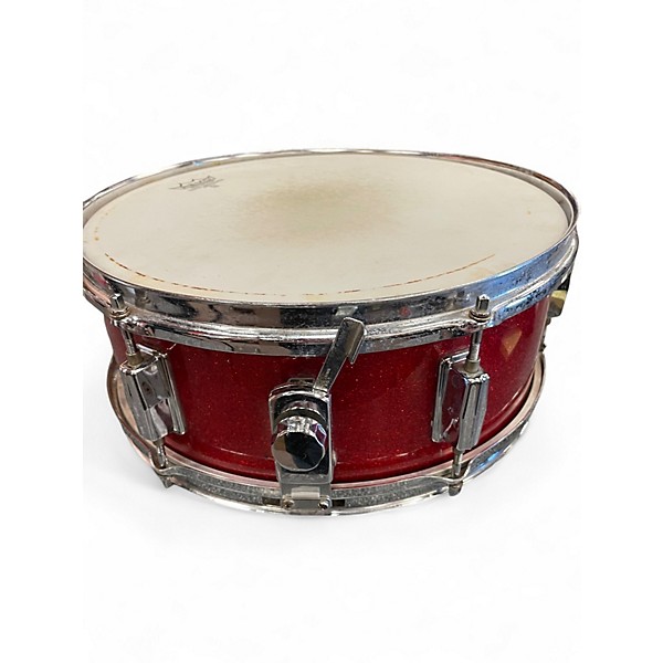 Used Starlight 5X14 MIJ 6 PLY LAUAN RED SPARKLE Drum