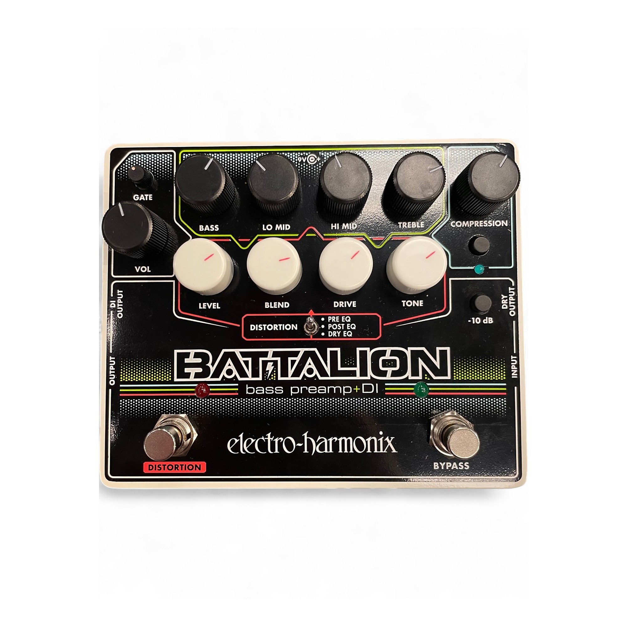 でんでん　CE Preamp TA.effects Used Electro-Harmonix Battalion Bass Preamp DI Bass Effect