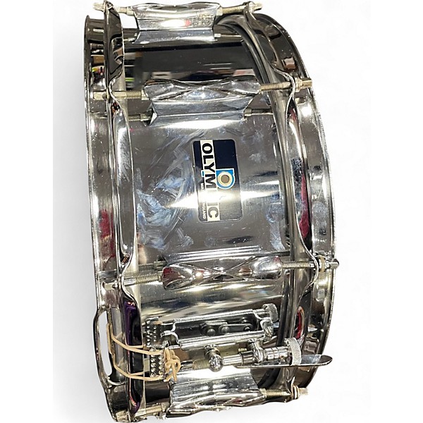 Used Olympic 14X5.5 Premier Snare Chrome Drum