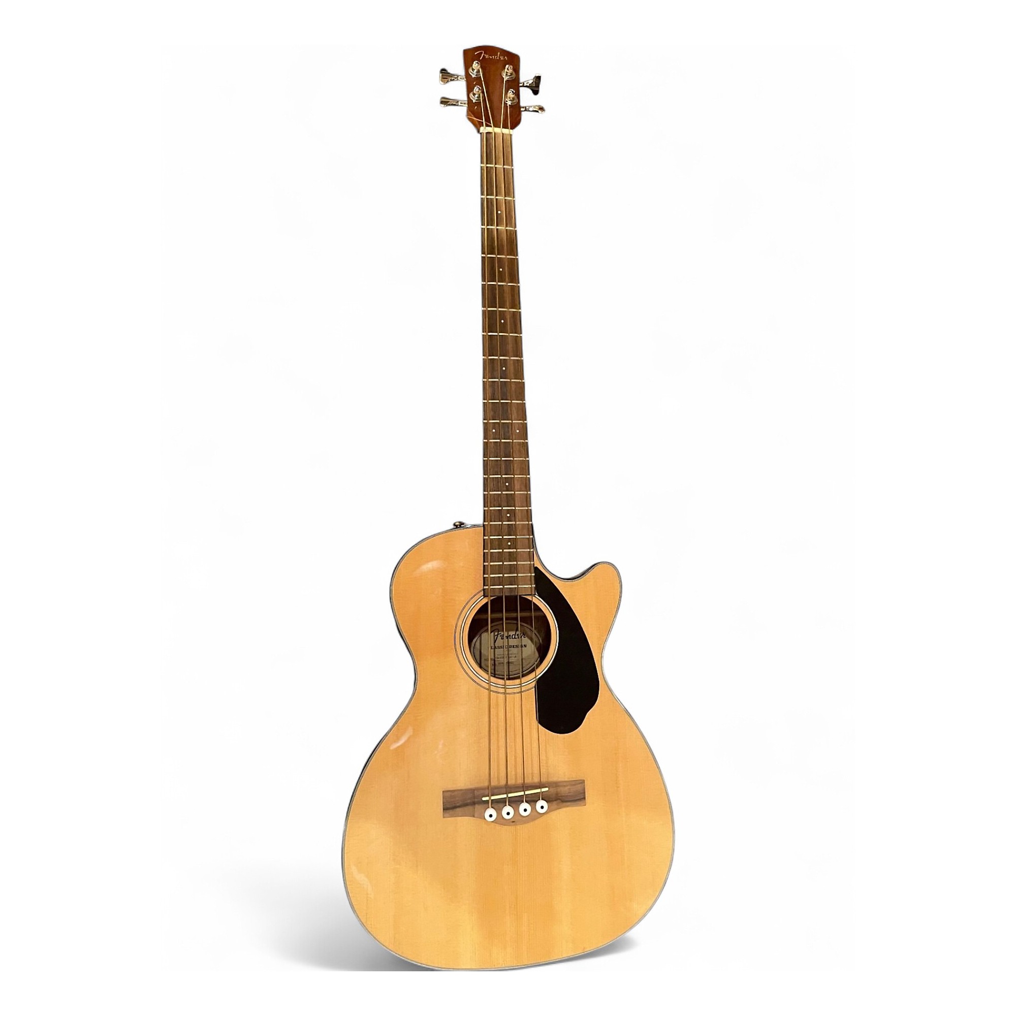 Used Fender CB60SE Natural Acoustic Bass Guitar Natural