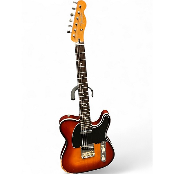 Used Fender Jason Isbell Telecaster Chocolate 3-Color Burst Solid Body Electric Guitar