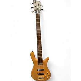 Used Warwick Streamer LX 5 String Natural Electric Bass Guitar