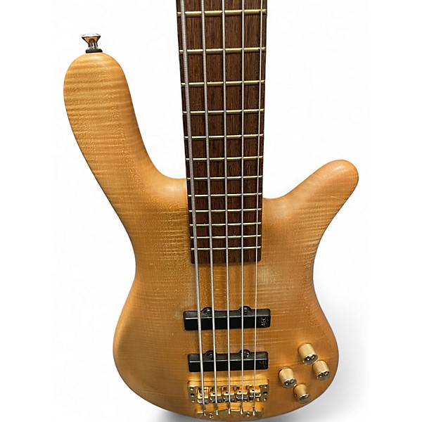 Used Warwick Streamer LX 5 String Natural Electric Bass Guitar