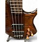 Used Warrior Dran Michael Custom Tiger Eye Electric Bass Guitar