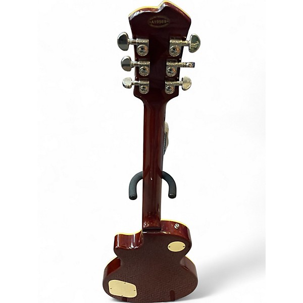 Used Agile 3100 QUILTED TWO TONE BROWN BURST Solid Body Electric Guitar