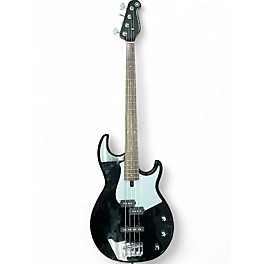 Used Yamaha BROADBASS Black and White Electric Bass Guitar