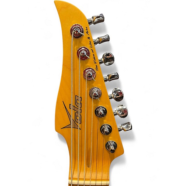 Used Vola OZ 7T Orange Solid Body Electric Guitar