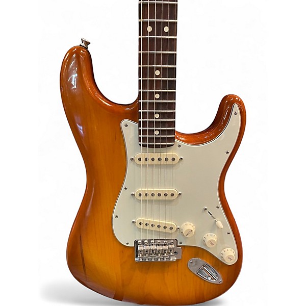 Used Fender American Telecaster 3 Tone Sunburst Solid Body Electric Guitar
