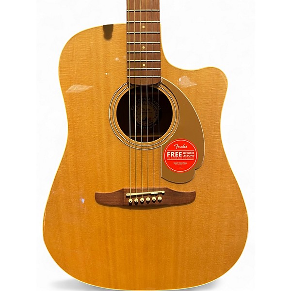 Used Fender Redondo Natural Acoustic Electric Guitar