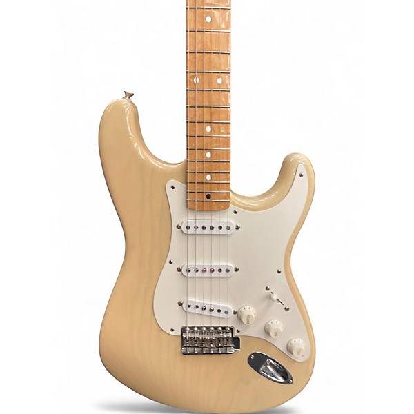 Vintage 1993 Fender STRATOCASTER TRANSLUCENT BLONDE Solid Body Electric Guitar