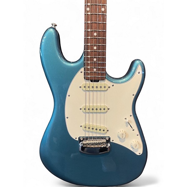 Used Ernie Ball Music Man Cutlass Turquoise Blue Solid Body Electric Guitar