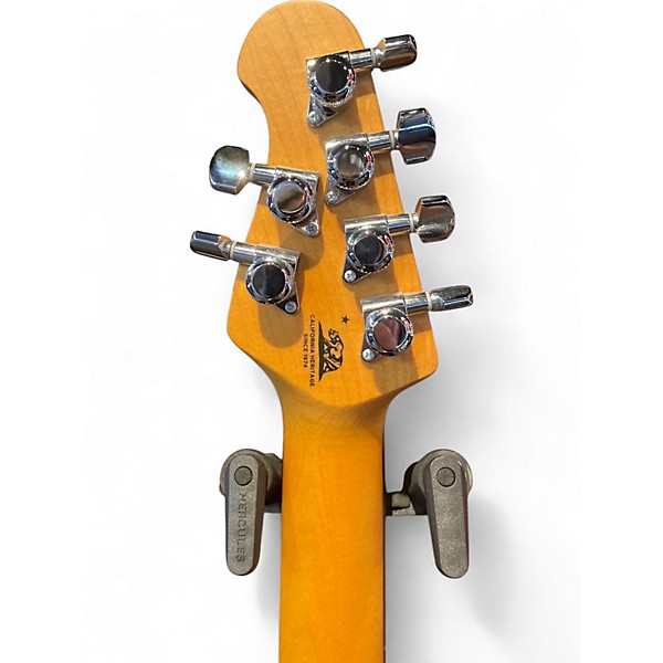 Used Ernie Ball Music Man Cutlass Turquoise Blue Solid Body Electric Guitar