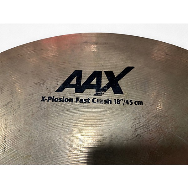 Used SABIAN 18in AAX X-plosion Fast Crash Cymbal