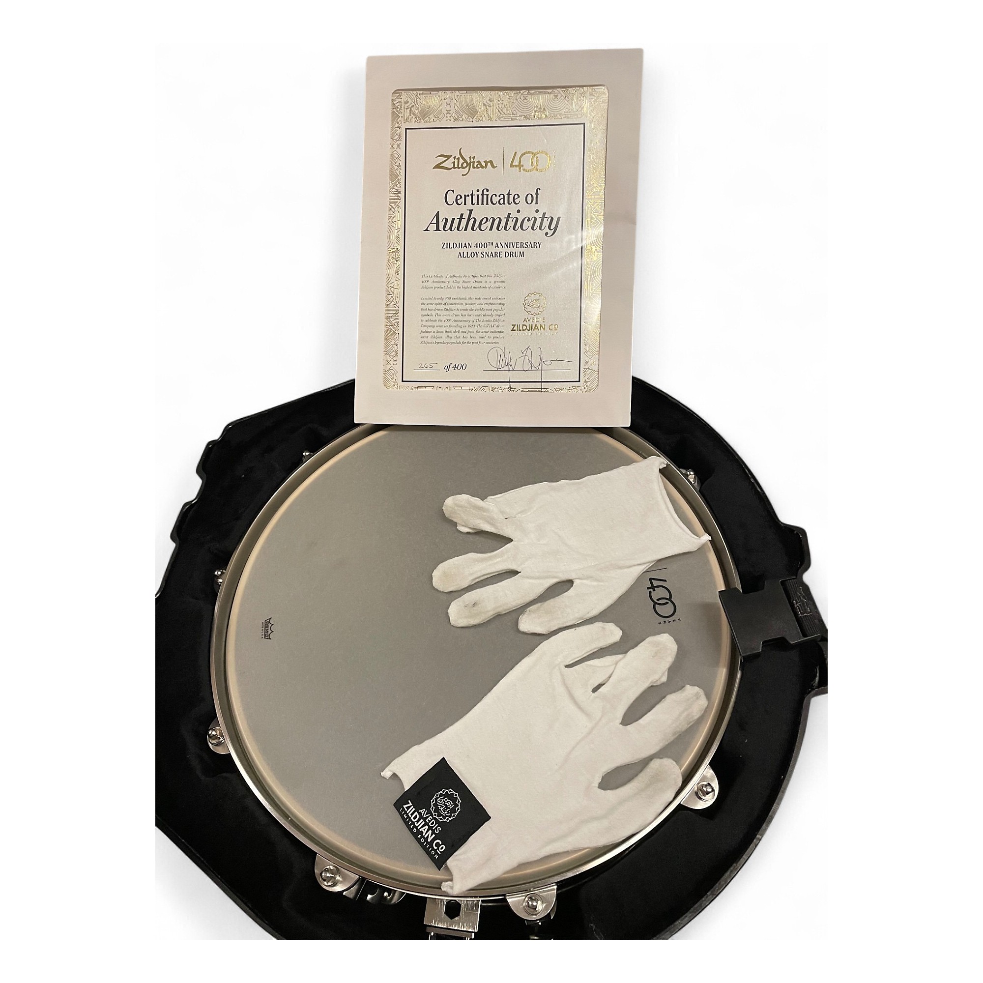 Used Zildjian 14X6.5 400th Anniversary Limited-Edition Alloy Snare