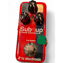 Used TC Electronic Sub N Up Mini Octaver Effect Pedal