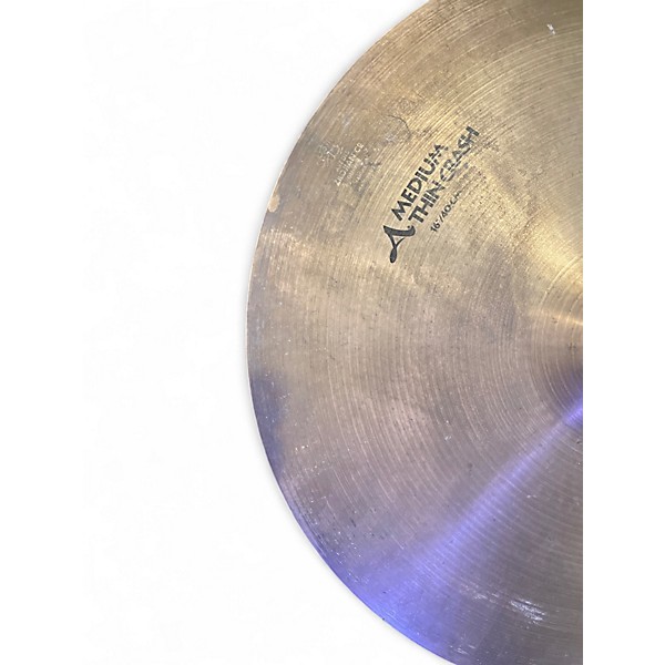 Used Zildjian 16in A Series Medium Thin Crash Cymbal