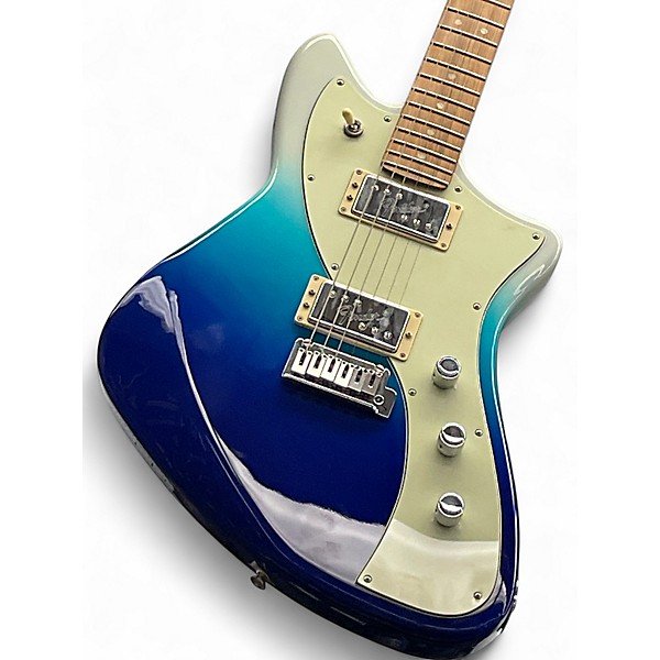 Used Fender Player Plus Meteora HH Blue Solid Body Electric Guitar