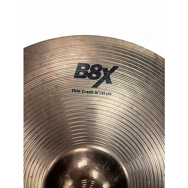 Used SABIAN 16in B8 Crash Cymbal