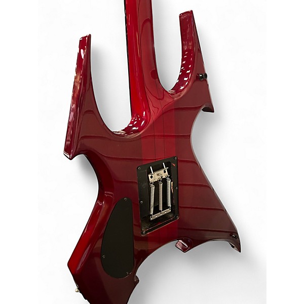 Used B.C. Rich Neck-Thru NJ Beast Red Solid Body Electric Guitar