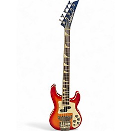Used Jackson X Series Concert Bass CBXNT DX V  Fireburst Electric Bass Guitar