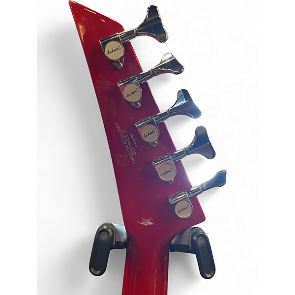 Used Jackson X Series Concert Bass CBXNT DX V  Fireburst Electric Bass Guitar