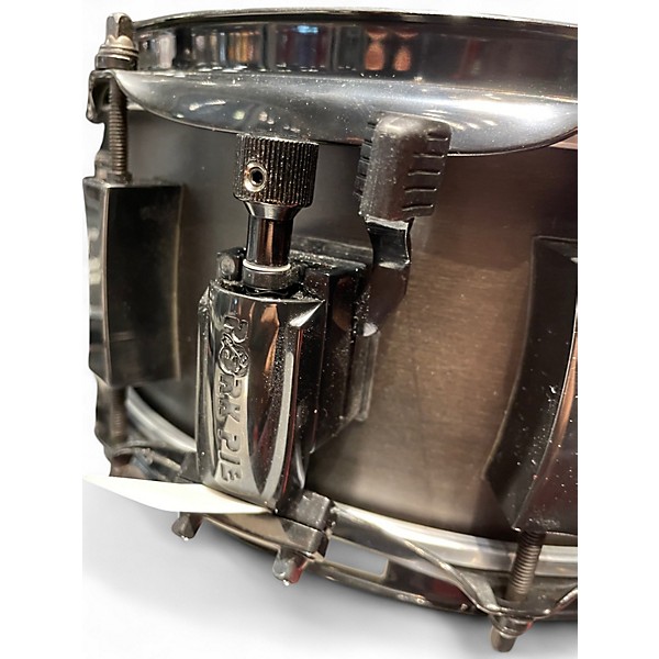 Used Pork Pie 12X4 Little Squealer Snare Black Drum