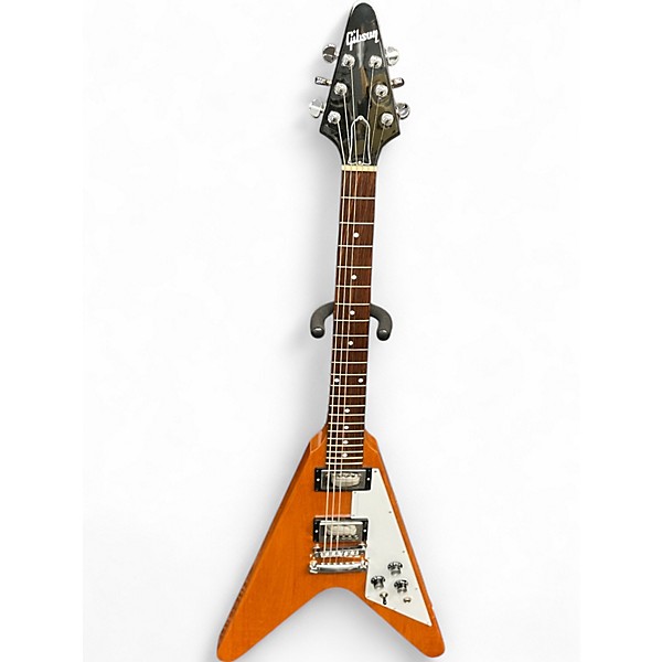 Used 2021 Gibson Flying V Antique Natural Solid Body Electric Guitar