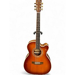 Used Zager ZAD9000MCE Tobacco Sunburst Acoustic Electric Guitar