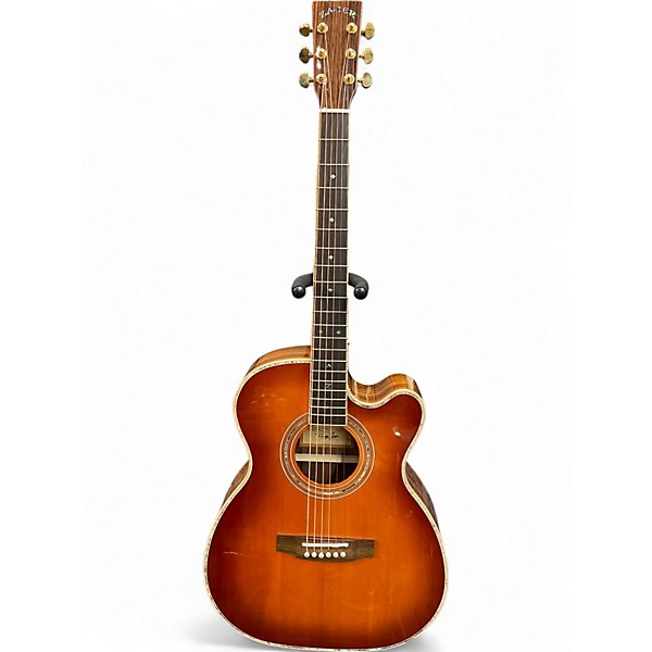 Used Zager ZAD9000MCE Tobacco Sunburst Acoustic Electric Guitar