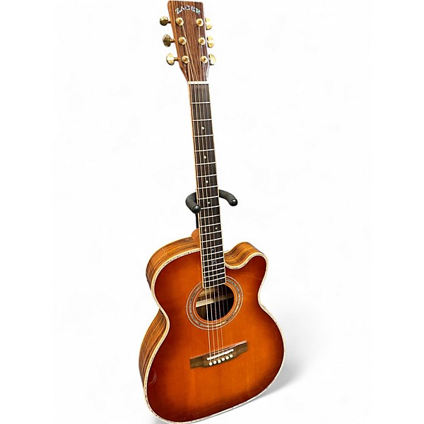 Used Zager ZAD9000MCE Tobacco Sunburst Acoustic Electric Guitar