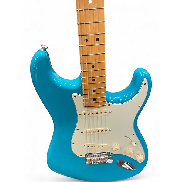 Used Fender American Professional II Stratocaster Miami Blue Solid Body Electric Guitar