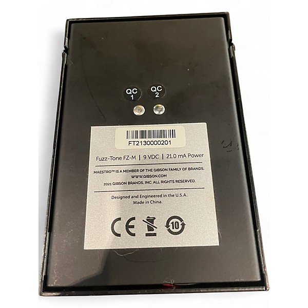 Used Maestro FUZZ-TONE Effect Pedal