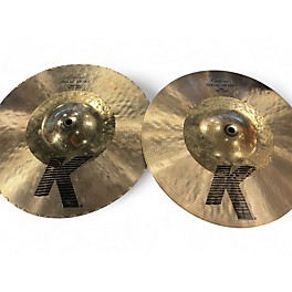 Used K 13in CUST HYBRID HIHAT Cymbal