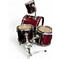 Used Pearl 4 Piece export studio birch Crimson Red Trans Drum Kit