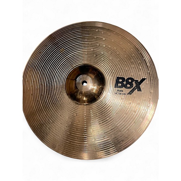 Used Sabian 14in B8X Hats Cymbal