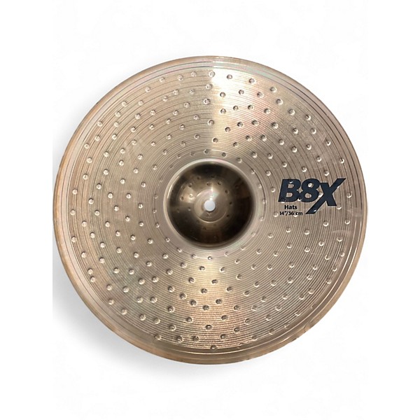 Used Sabian 14in B8X Hats Cymbal