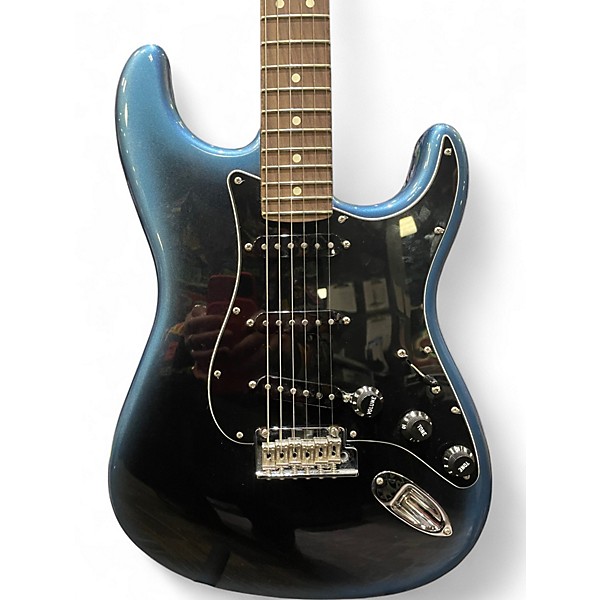 Used Fender American Professional II Stratocaster Dark Knight Solid Body Electric Guitar