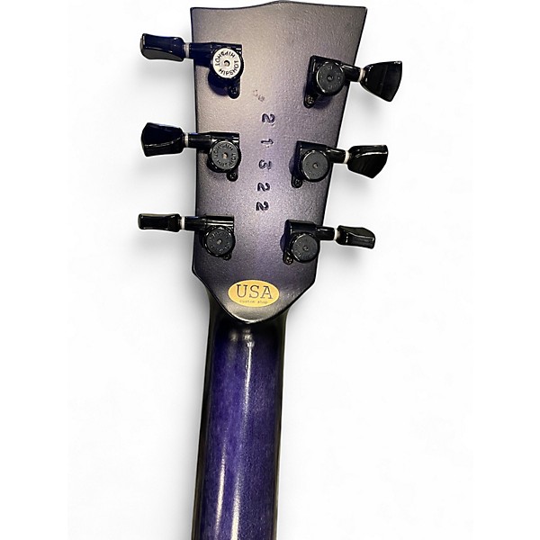 Used 2021 Dunable Guitars Cyclops Custom Shop Trans Purple Solid Body Electric Guitar