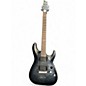 Used Schecter C1 PLATINUM Trans Black Solid Body Electric Guitar