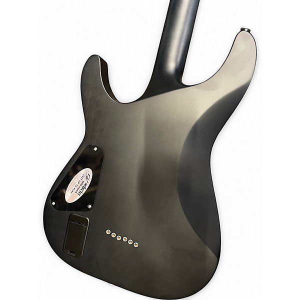 Used Schecter C1 PLATINUM Trans Black Solid Body Electric Guitar