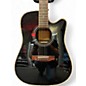 Used Zager ZAD-900CE Black Acoustic Electric Guitar